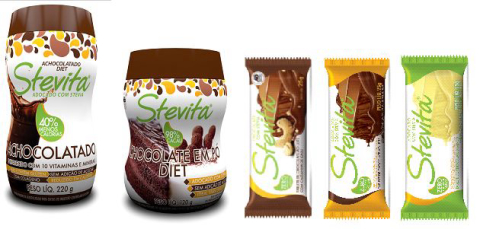 Linha de adoçantes naturais Stevita
