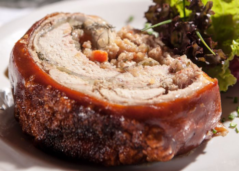 Porchetta (leitão assado)