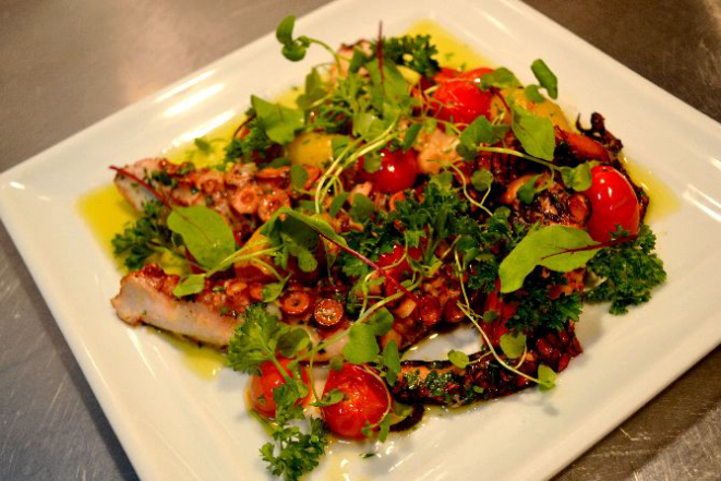 Polvo Provençal do restaurante Quaranta. Foto: divulgação