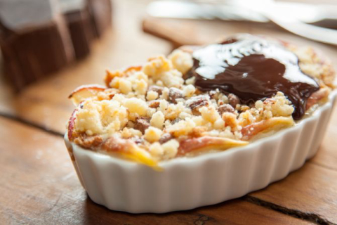 O que você prepararia com uma maçã?