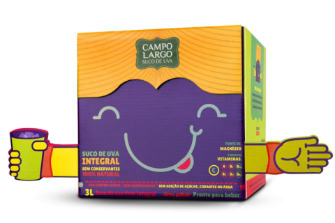 Suco de uva que vira brinquedo