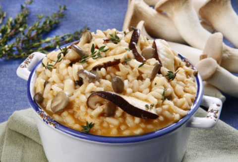 Risoto de Shimeji e Shitake