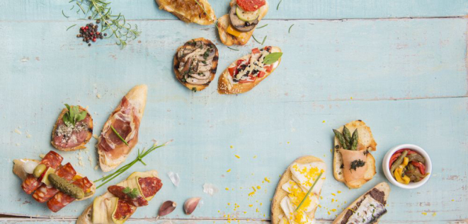 Bruschettas e tapas variadas. Foto: Letícia Akemi/Gazeta do Povo