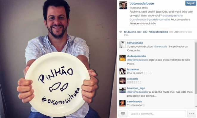 Beto Madalosso, restaurateur e chef da Forneria Copacabana. Foto: reprodução