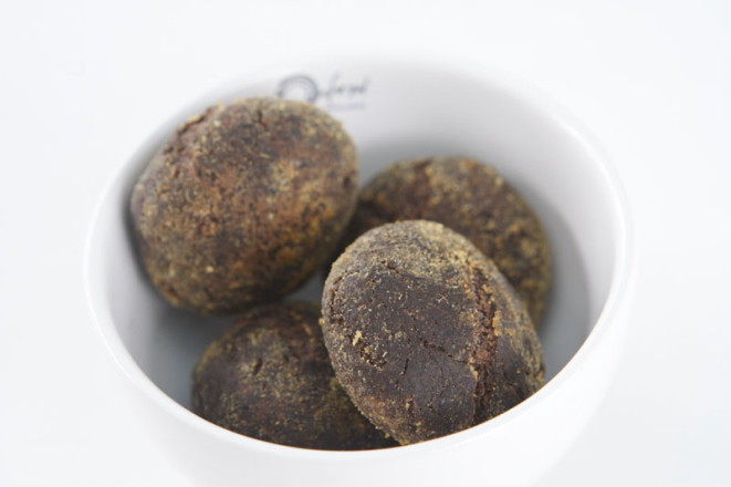 Bolinho de feijoada, da chef Katia Babosa, do restaurante Aconchego Carioca. Foto: Aniele Nascimento/Gazeta do Povo.