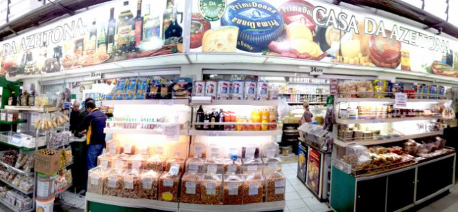 Fachada da Casa da Azeitona no Mercado Municipal. Foto: Divulgação