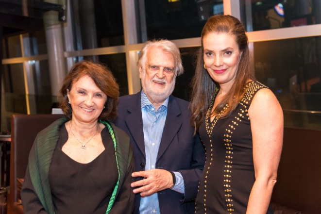 Salomão Soifer, proprietário do Pátio Batel, Guita Soifer, e Ana Amélia Filizola. Foto: Fred Kendi/Gazeta do Povo