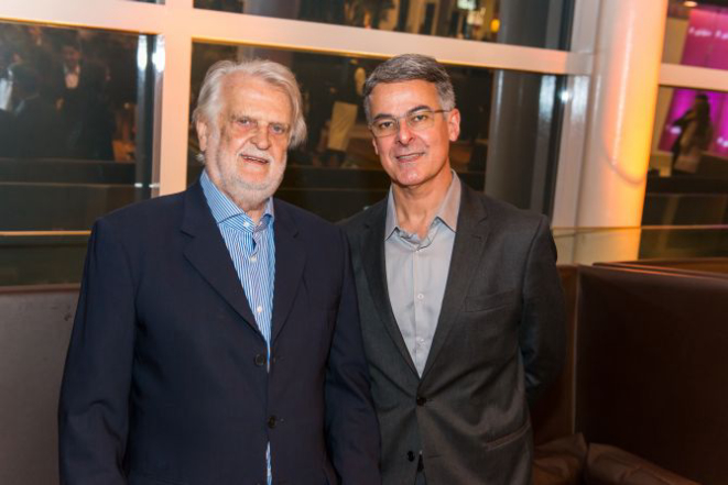 Salomão Soifer e Luiz Antonio Abagge, proprietário do La Varenne. Foto: Fred Kendi/Gazeta do Povo