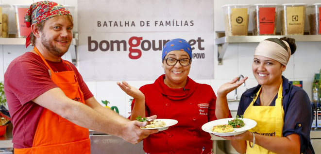 Fabiano Mormul e Priscila Rodrigues foram os representantes de cada família. Foto: Hugo Harada / Gazeta do Povo.