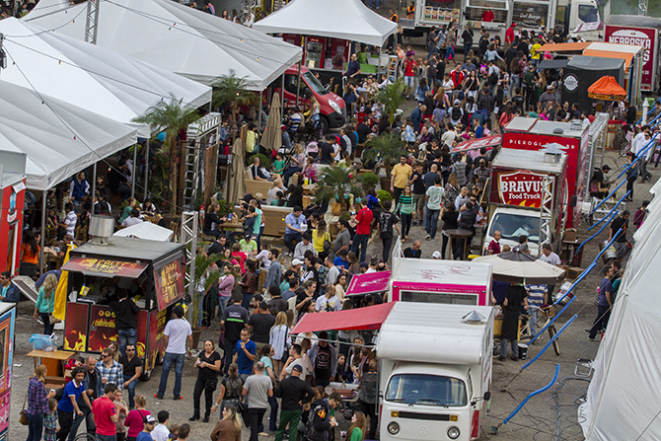 Parada Truck no domingo. Foto: Paulo Lisboa/Gazeta do Povo