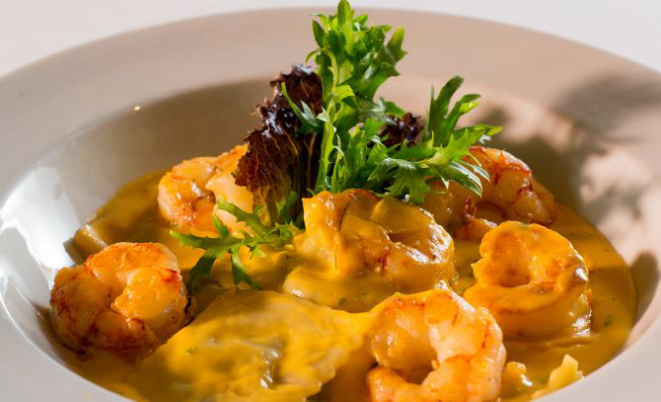 Ravióli de siri. Foto: Divulgação.