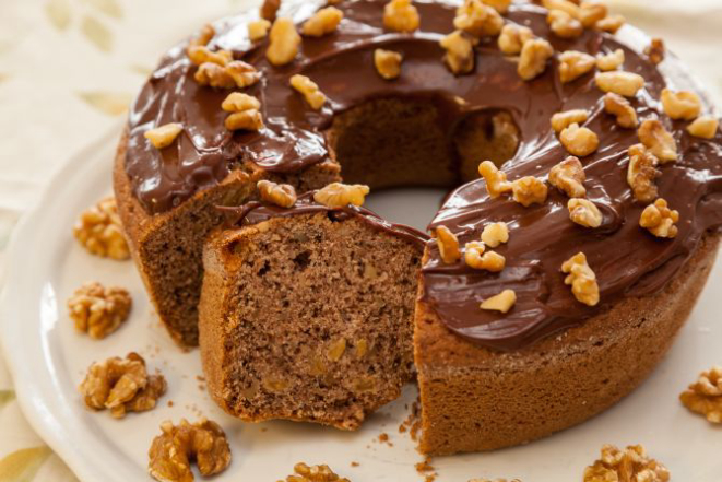 Bolo sem glúten da chef Iracema Bertocco. Foto: Fernando Zequinão/Gazeta do Povo