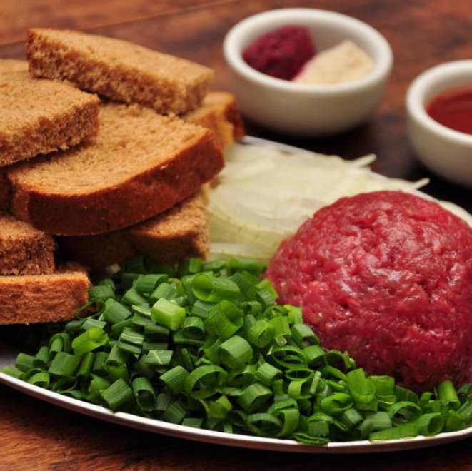 Carne de onça do Bar Baran. Foto: João Henrique Le Senechal/Divulgação