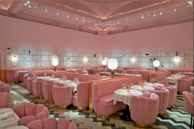 O restaurante londrino Sketch. Foto: divulgação.