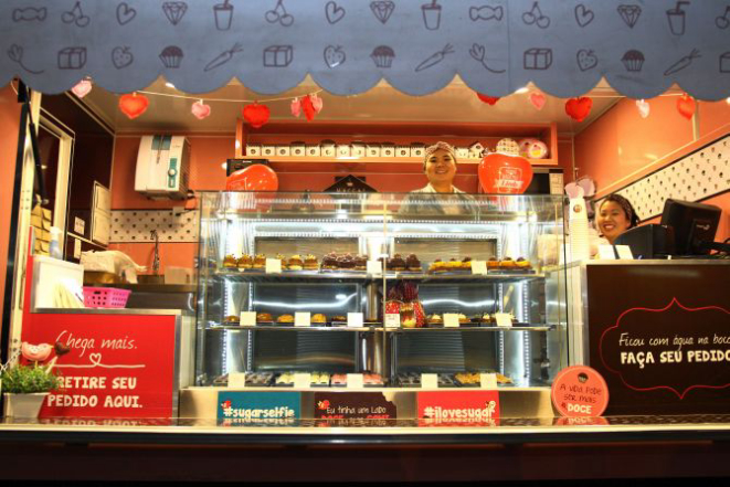 O Sugar to Go foi um dos trucks mais procurados: vendeu dois mil doces durante o Parada Truck. Foto: Paulo Lisbôa/Gazeta do Povo