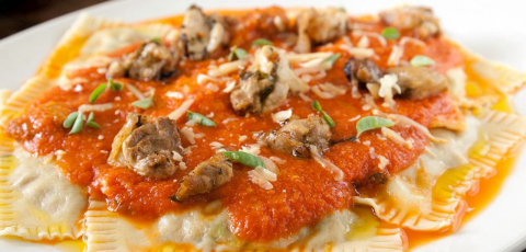 Tortei de abóbora com Frango