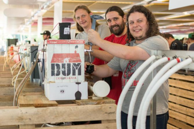 Os sócios da DUM Murilo Foltran, Júlio Moutinho e Luis Felipe Araújo. Fotos: Divulgação