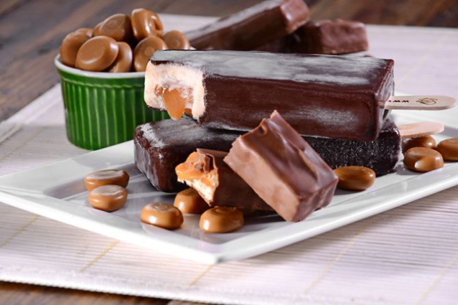 Bombom de caramelo com amendoim. Foto: divulgação