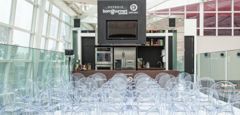 Grave sua receita no Estúdio Bom Gourmet Pátio Batel