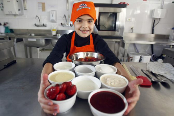Livia Mussatto já fez curso de culinária para crianças. Foto: Henry Milléo/Gazeta do Povo