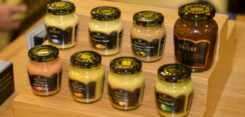 Marca francesa de mostardas Maille chega ao Brasil