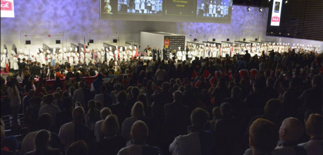 O concurso Bocuse D'Or reúne milhares de chefs profissionais do mundo inteiro. Foto: Divulgação.