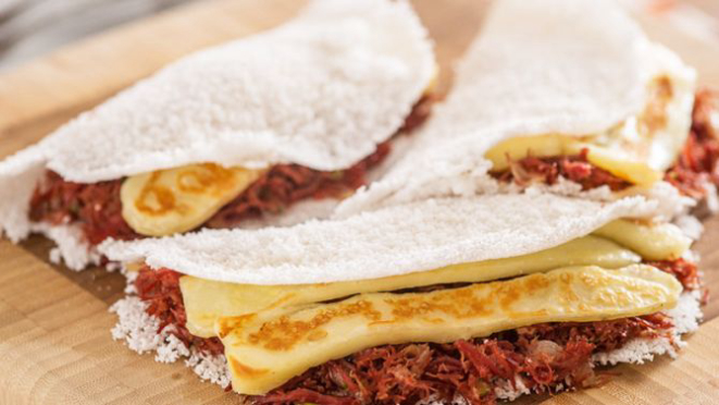 Tapioca de frigideira. Foto: Gladstone Campos/ Divulgação