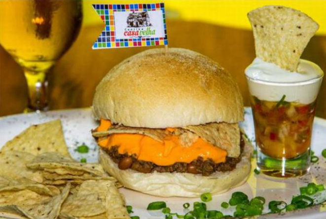 Sanduíche da Cantina Casa Velha. Foto: divulgação