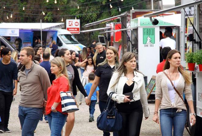 Parada Truck Concept no sábado. Foto: Rodrigo Sóppa/Gazeta do Povo