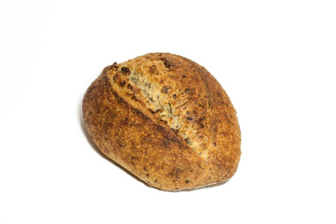 Pão Multigrãos: farinhas orgânicas, centeio, semente de linhaça e girassol. Foto: divulgação.