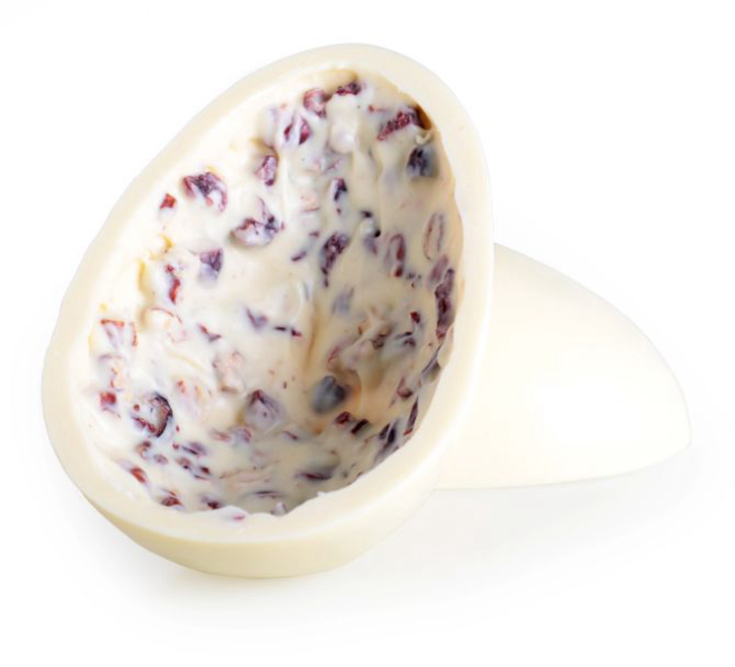 Ovo cranberries com macadâmia. FotO: