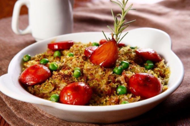 Arroz de pato à moda do chef Emmanuel Bassoleil. Foto: Divulgação
