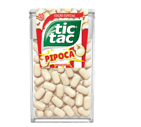 Tic Tac lança sabor pipoca