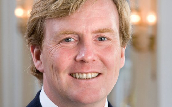 Rei Guilherme Alexandre, da Holanda.