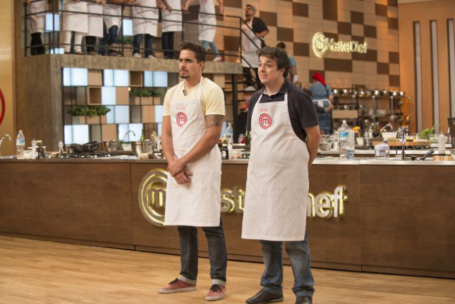 Vitor e Nuno foram os piores participantes. Foto: Divulgação/Band.