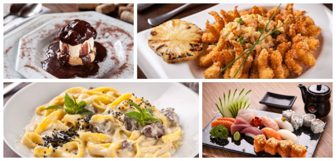 Pratos oferecidos no Festival Bom Gourmet.