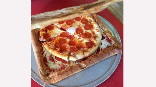 Pizza na pizza. Foto: reprodução.