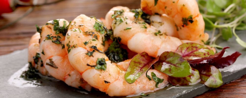 Restaurantes servem camarões à vontade