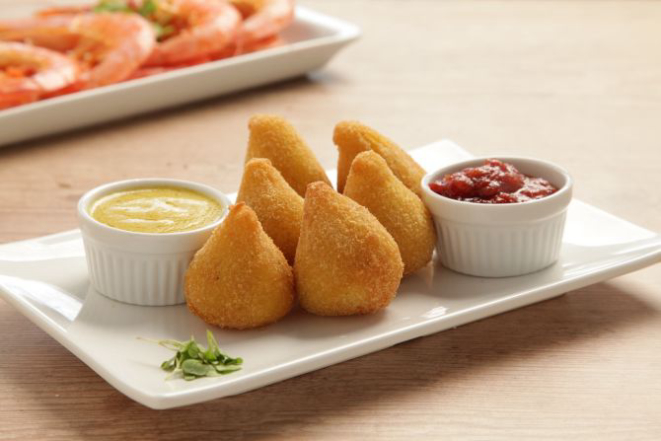 Coxinha de camarão é novidade no festival deste ano do Grupo Victor. Foto: Divulgação.