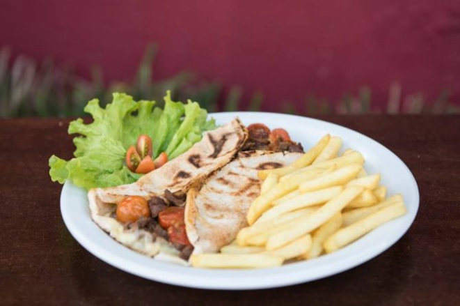 Shawarma de alcatra. Foto: Divulgação