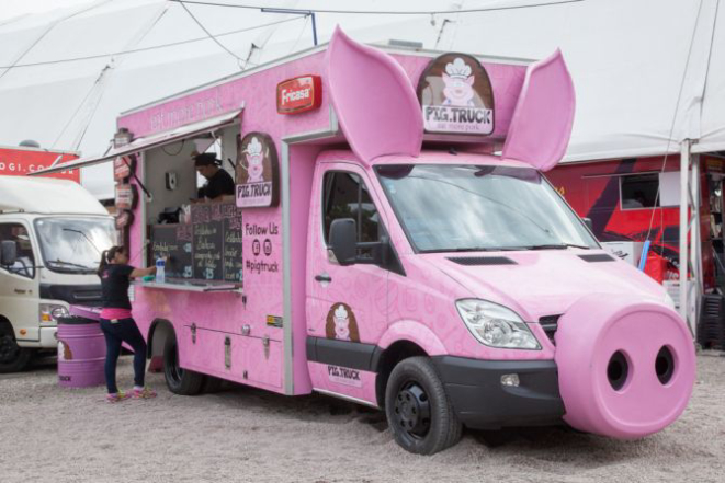 O Pig Truck, que serve especialidades em carnes suínas, estará presente. Foto: Fernando Zequinão/ Gazeta do Povo