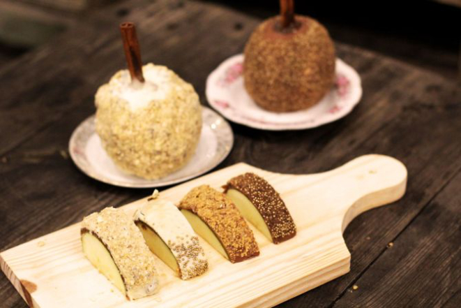 A Tal da Maçã tem um carrinho de quinta a domingo na Mwrcadoteca. Foto: Divulgação.