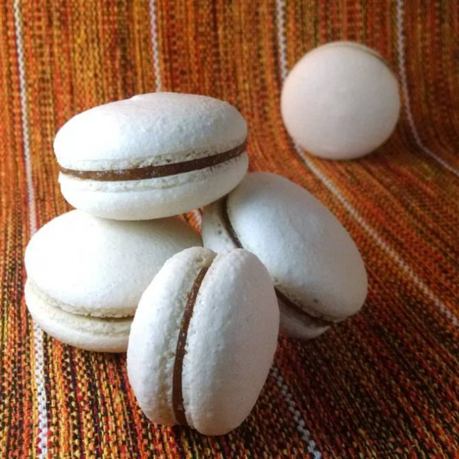 Macaron da Artisan Confeitaria, feito sem ovos. Foto: Divulgação