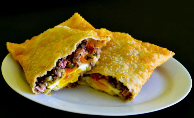 Pastel da Pastelaria Sabores da Família. Foto: Divulgação