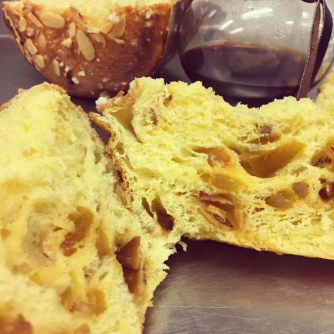 Este é o de amêndoas e laranja. Foto: reprodução Instagram