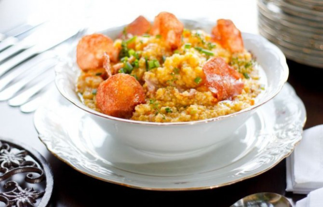 A quirerinha é um dos pratos que será feito no evento. Foto: Leticia Akemi/ Gazeta do Povo