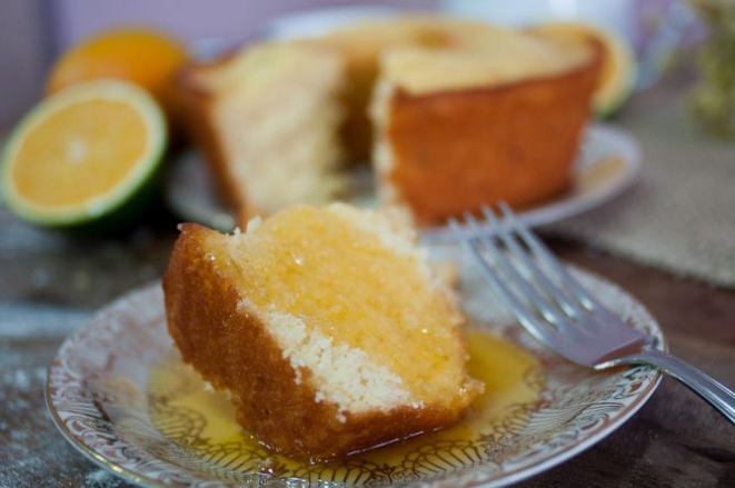 Bolo de laranja da Mimos da Nonna. Foto: Divulgação