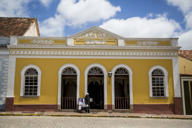 Parte da programação do festival ocorrerá em frente ao Teatro São João. Foto: Henry Milléo/Gazeta do Povo