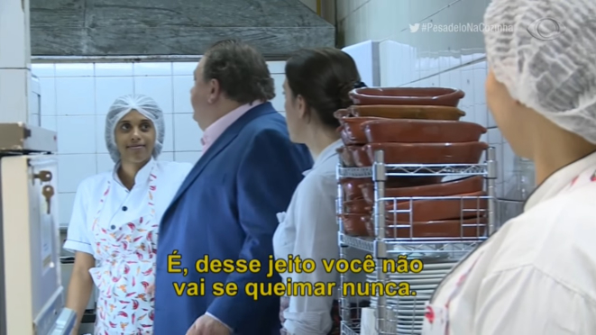 Uso constante de micro-ondas incomoda Jacquin. Foto: Band/Reprodução