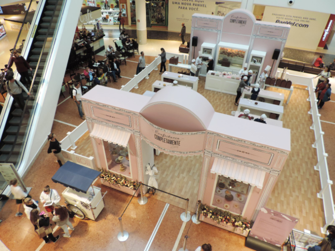Confeitaria Completamente Doce, no Piso L1 do Shopping Palladium. Foto: Divulgação